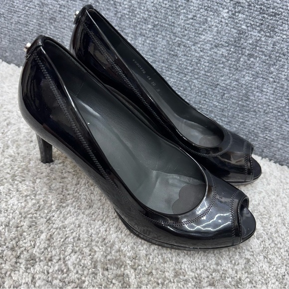 Stuart Weitzman black heels shoes women's size 10M RW80486 - Picture 1 of 13